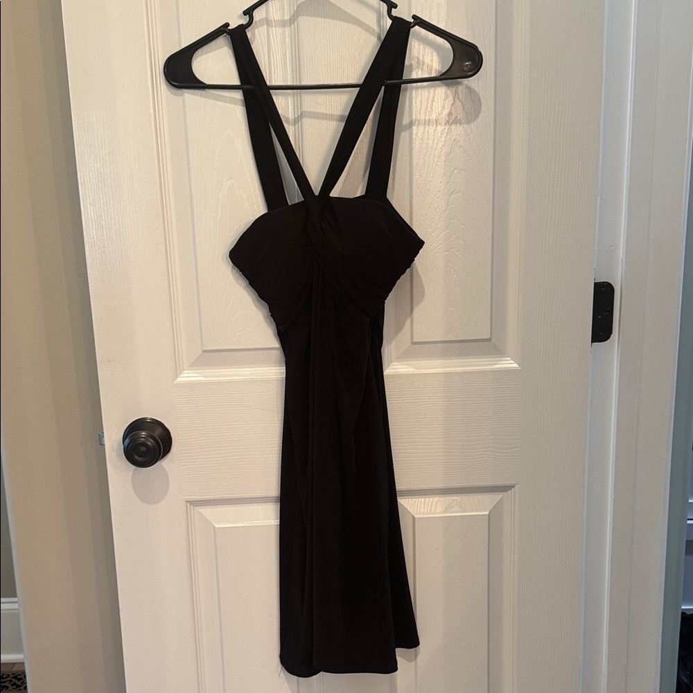 B Darlin Strapless Black Dress
